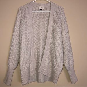 Universal Thread Cream Cable Knit Cardigan